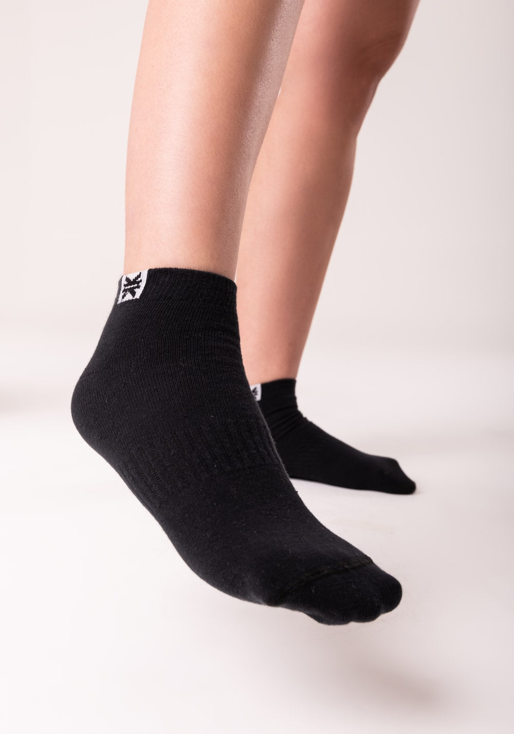 Meia cano baixo feminina preto