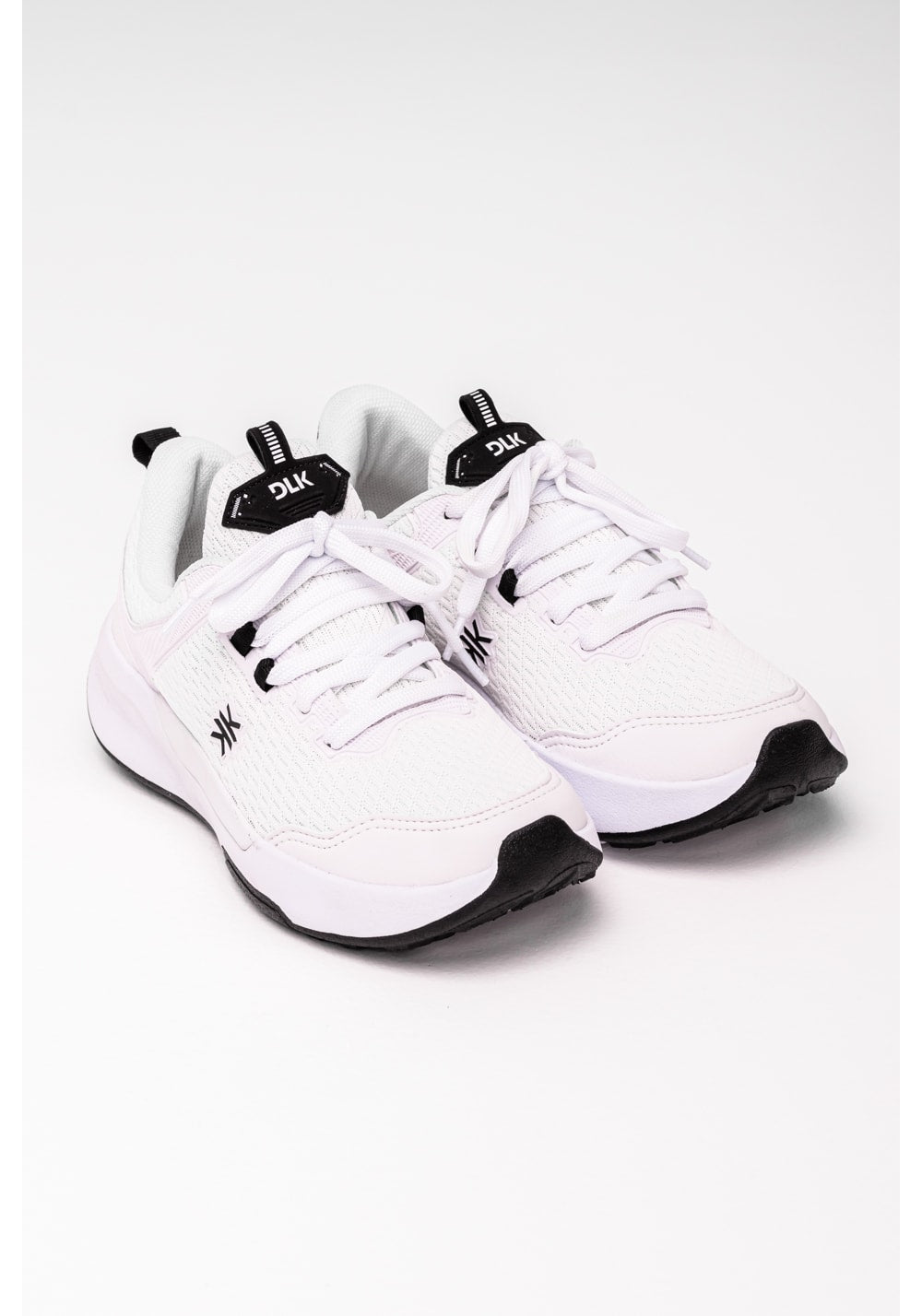 Tênis esportivo feminino sola alta branco