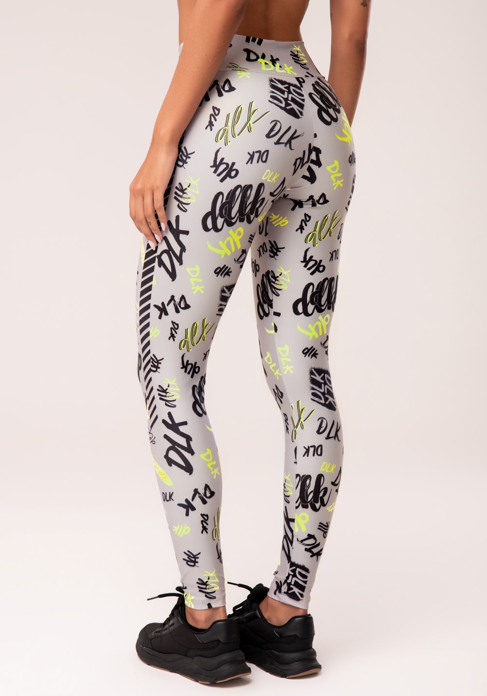 Legging fitness feminina estampada neon infusion printed