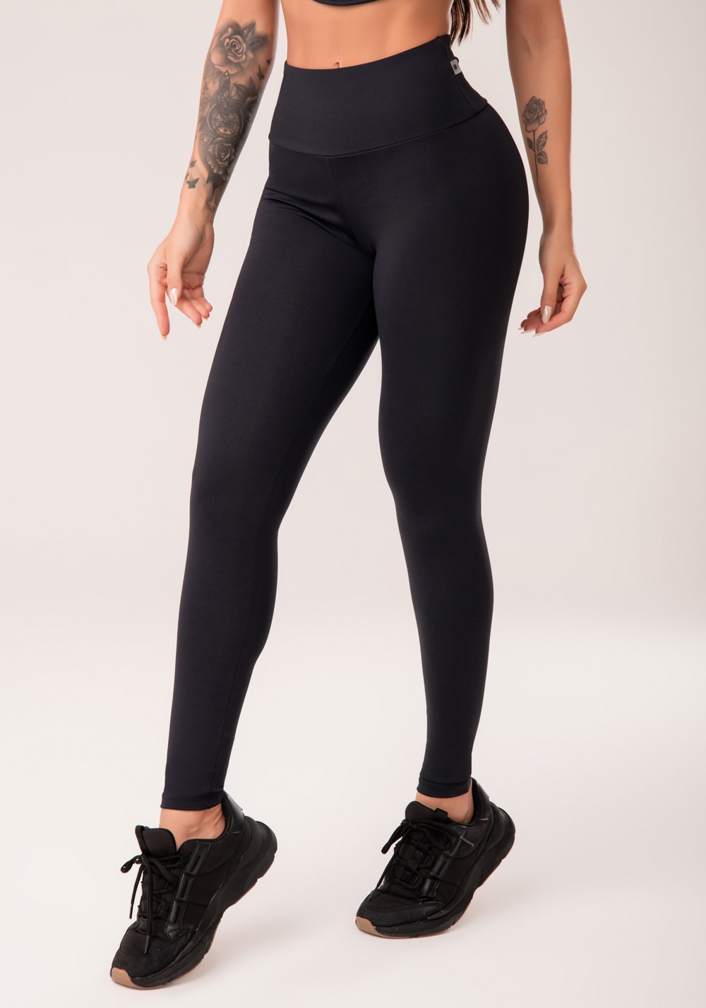 Legging fitness feminina preto harmony