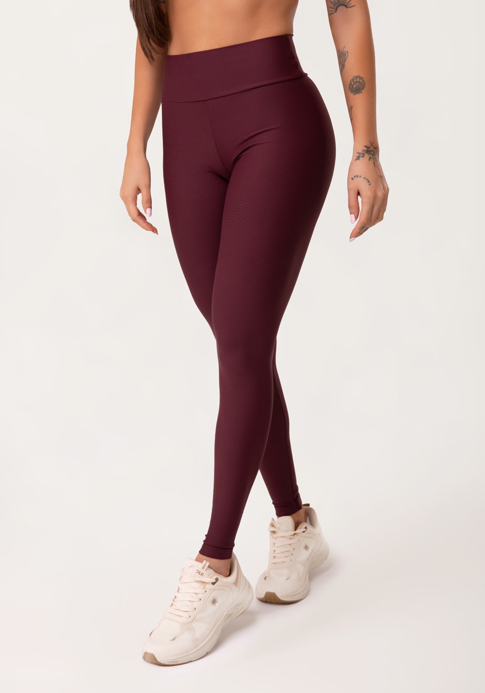 Legging fitness feminina vinho aura