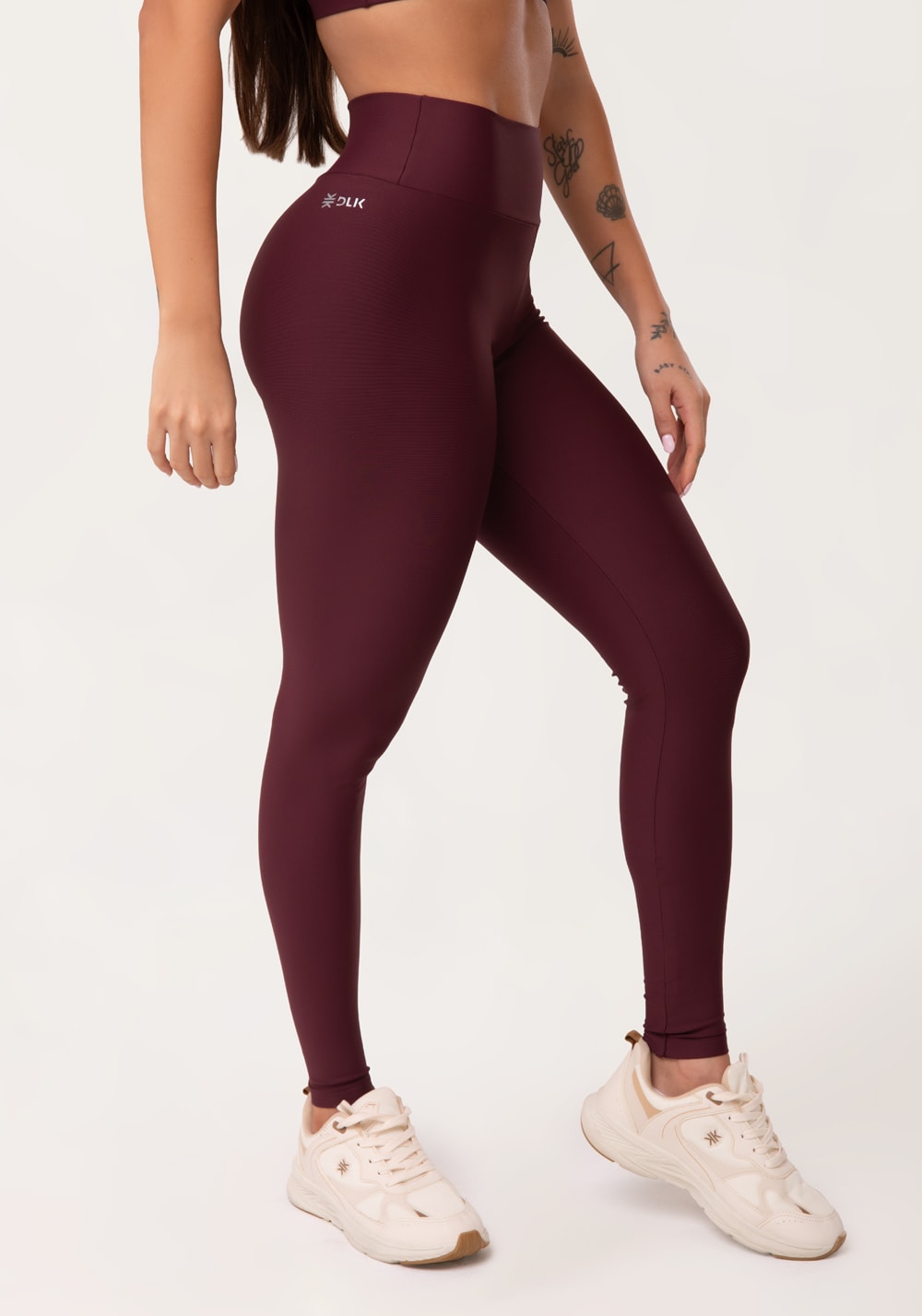Legging fitness feminina vinho aura