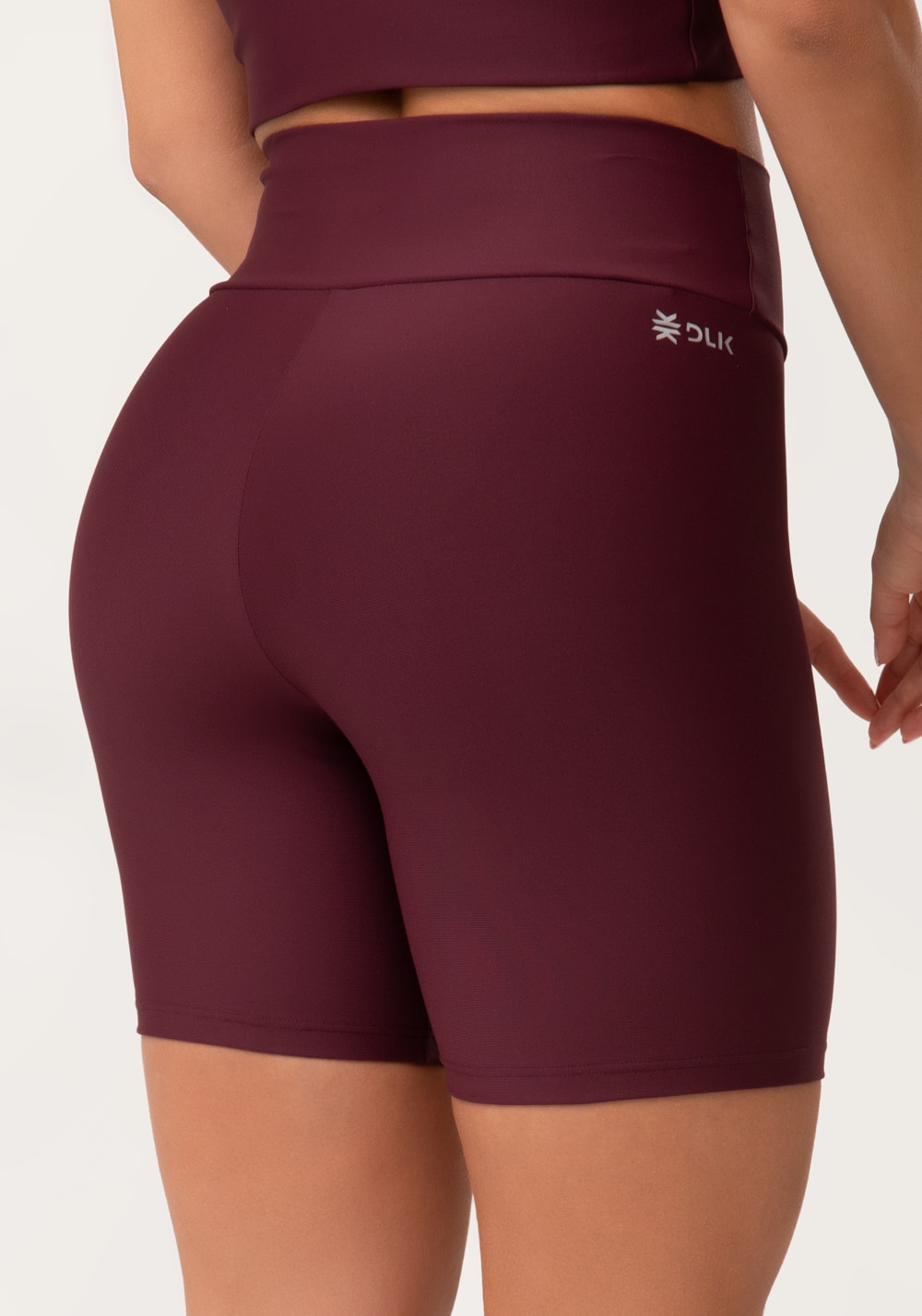 Bermuda fitness feminina vinho aura