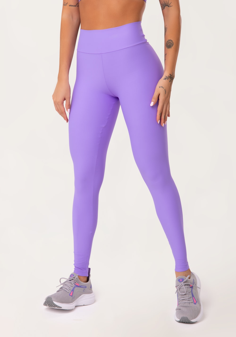 Legging fitness feminina lavanda aura