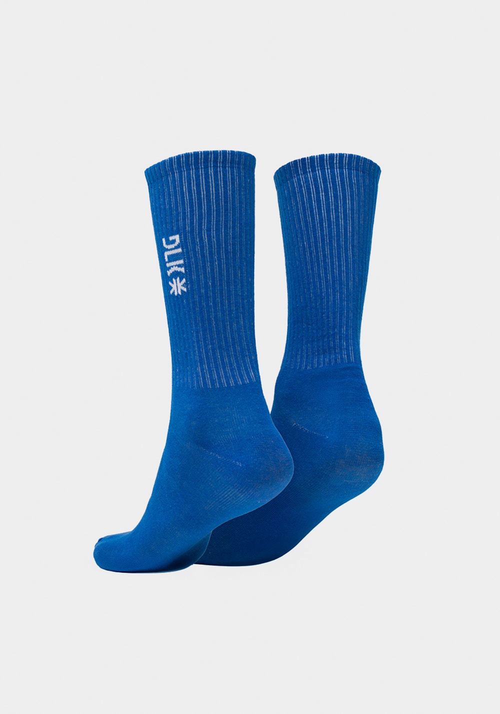 Meia cano longo masculina azul
