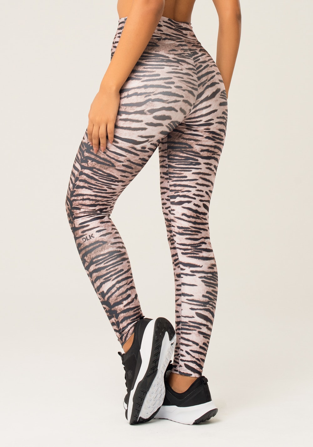 Legging fitness feminina estampada tigre animal printed
